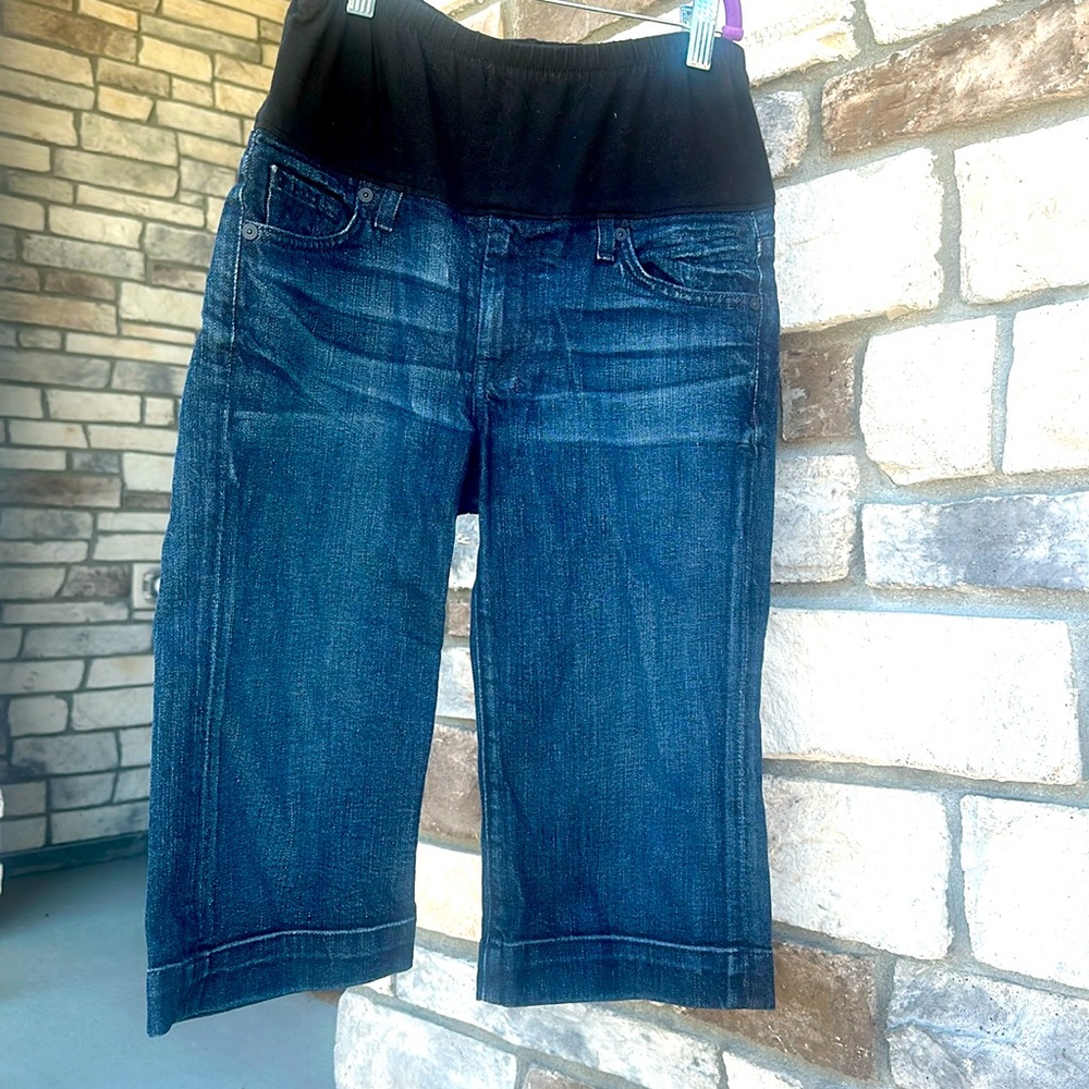 Seven for All Mankind Maternity cropped jeans - 27